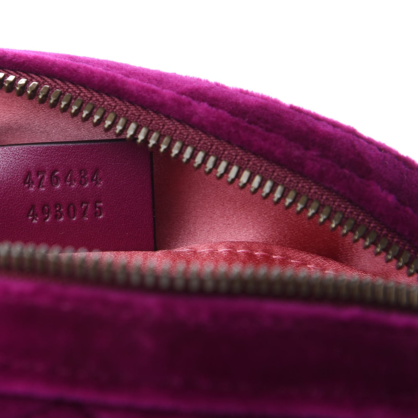 Velvet Matelasse GG Marmont Belt Bag 85 34 Fuchsia Violet Cyclamen