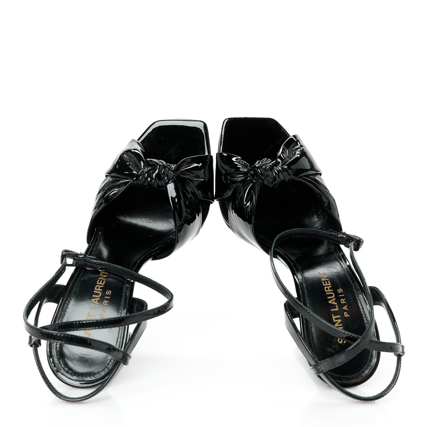 Patent Amy Sandals 35 Black