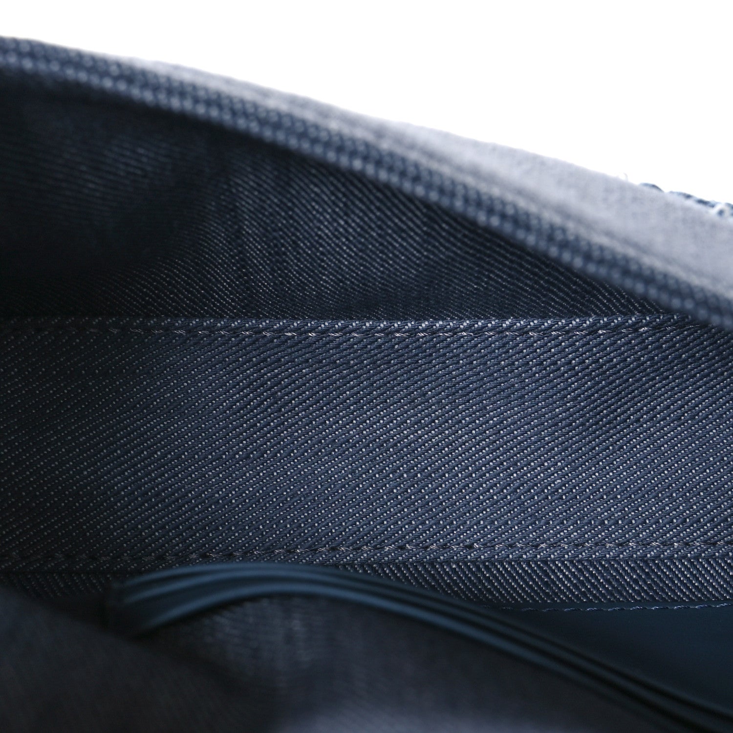 Fendi Denim Embroidered Coral Bandana Mini Baguette Myrtle 5 of 11