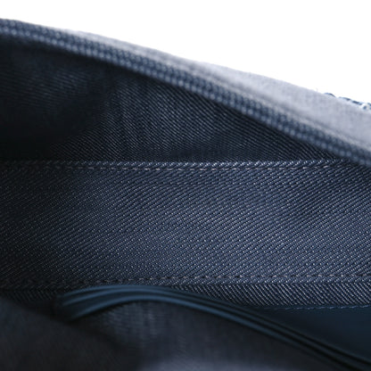 Fendi Denim Embroidered Coral Bandana Mini Baguette Myrtle 5 of 11