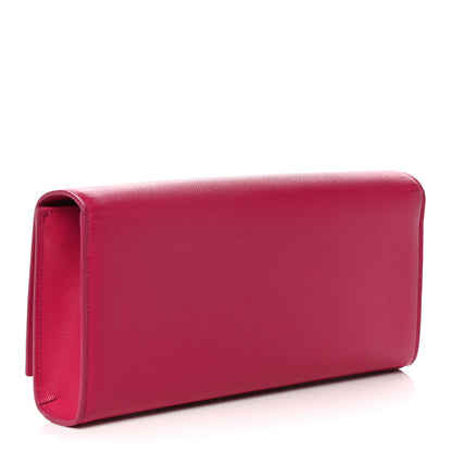 Saint Laurent Grain De Poudre Classic Monogram Cassandre Clutch Lipstick Fuchsia 4 of 10