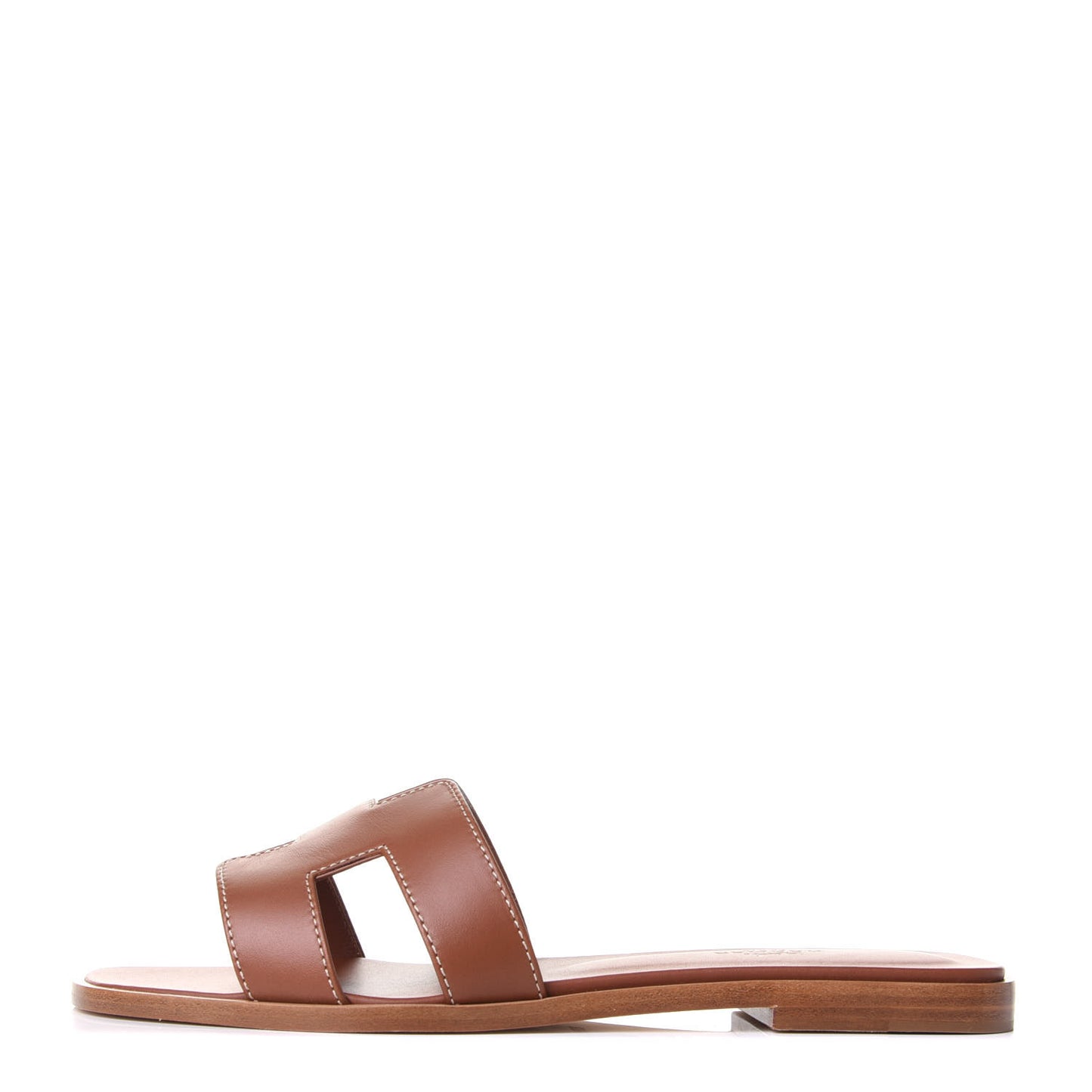 Box Calfskin Oran Sandals 38 Gold