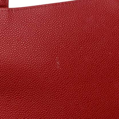 Chanel Caviar Quilted Maxi Single Flap Red 15 of 24