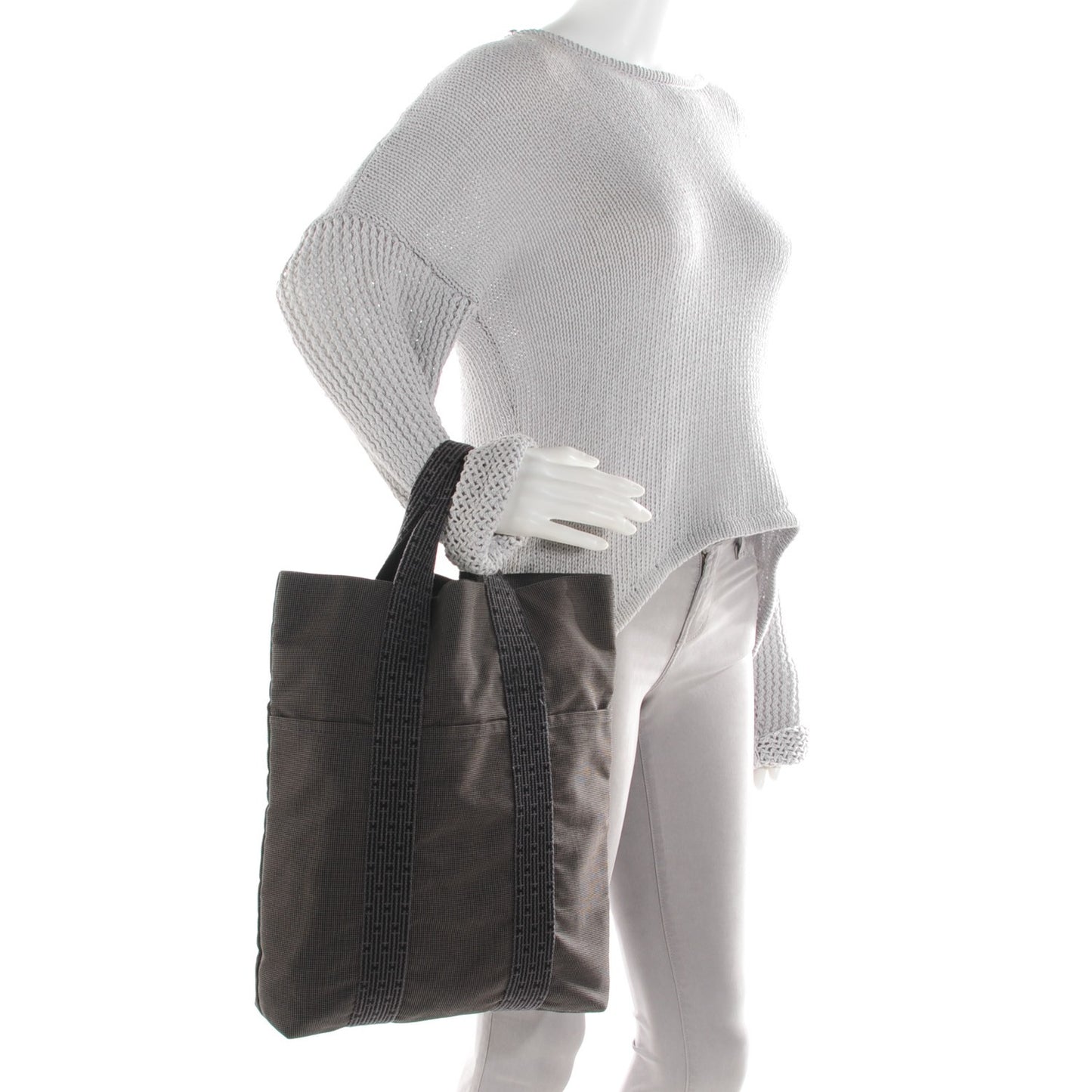 Canvas Herline Cabas Grey
