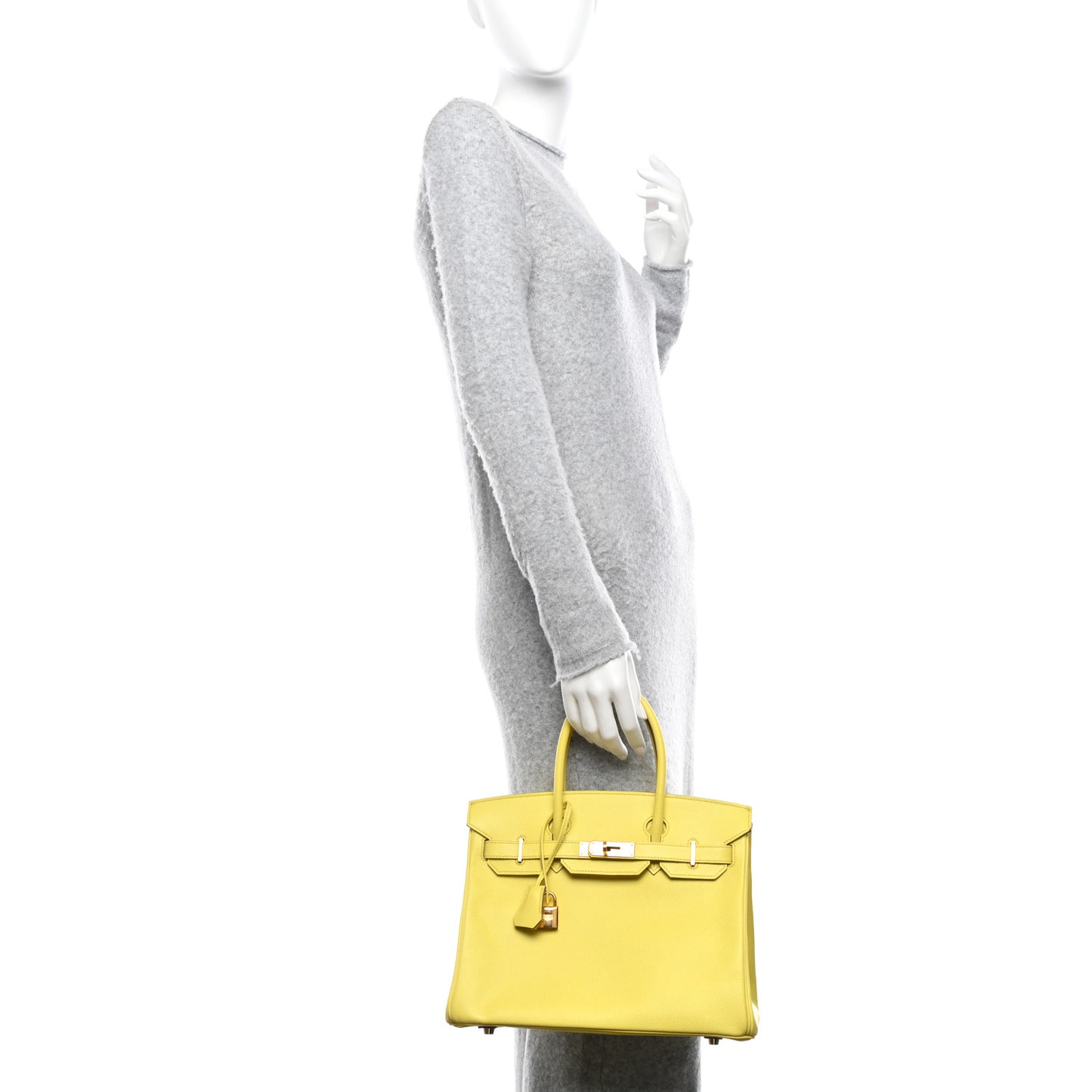 Epsom Birkin 30 Lime