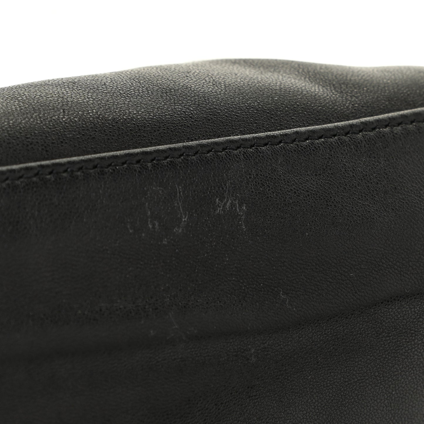 Calfskin Monogram Belt Bag Black