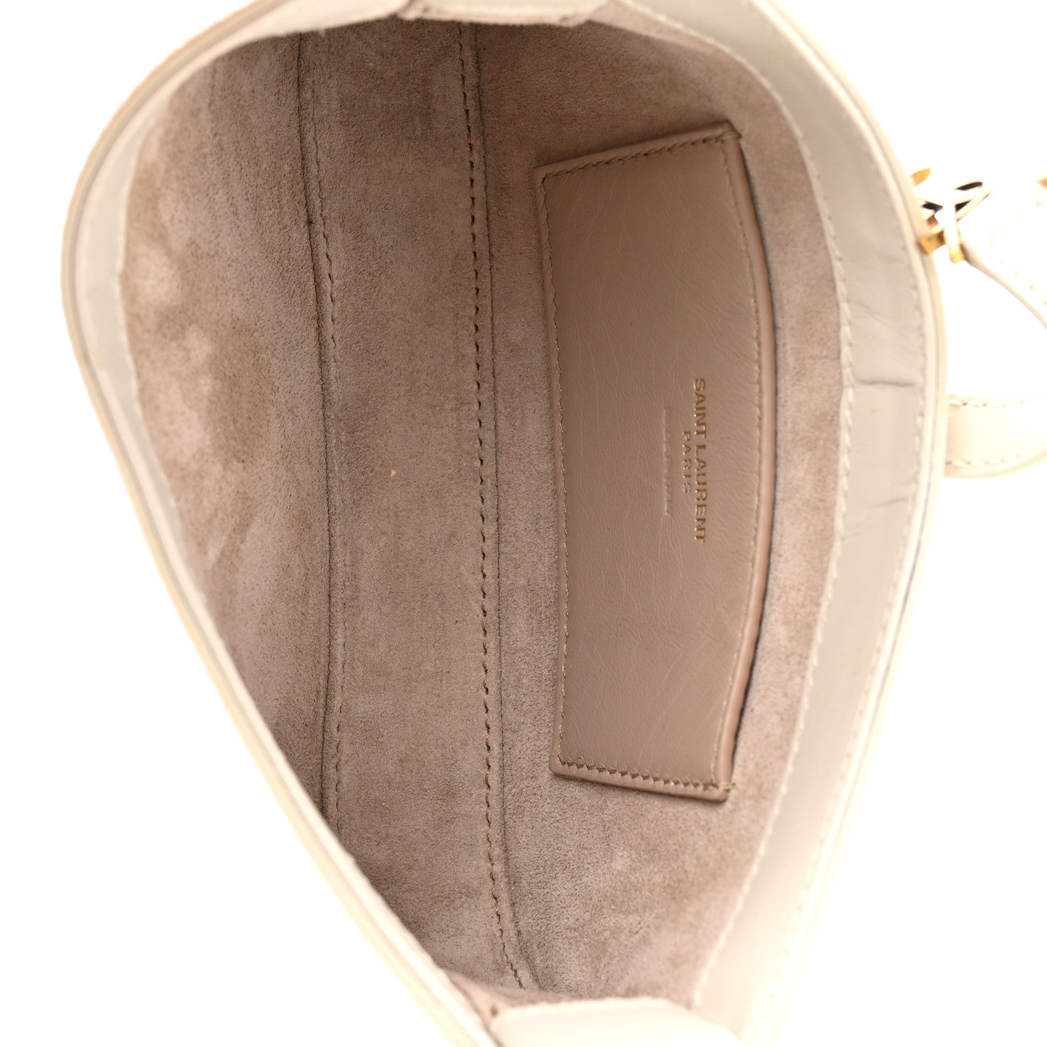 Saint Laurent Smooth Calfskin Le 5 A 7 Mini Hobo Blanc Vintage 5 of 10