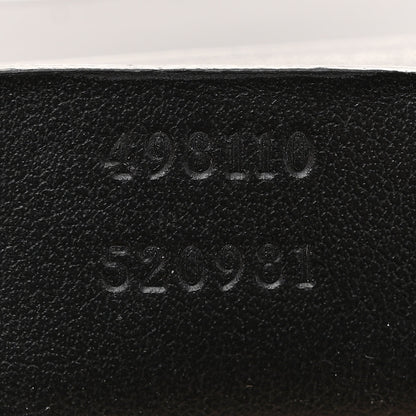 Gucci Calfskin Matelasse Small GG Marmont Top Handle Shoulder Bag Black 7 of 13