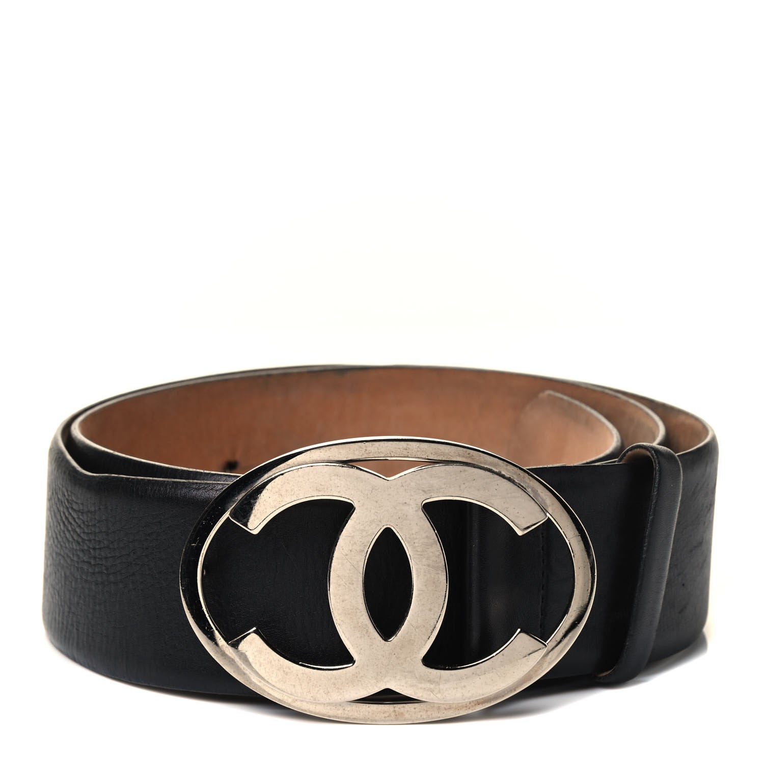 Chanel Calfskin CC Belt 90 36 Black 1 of 3