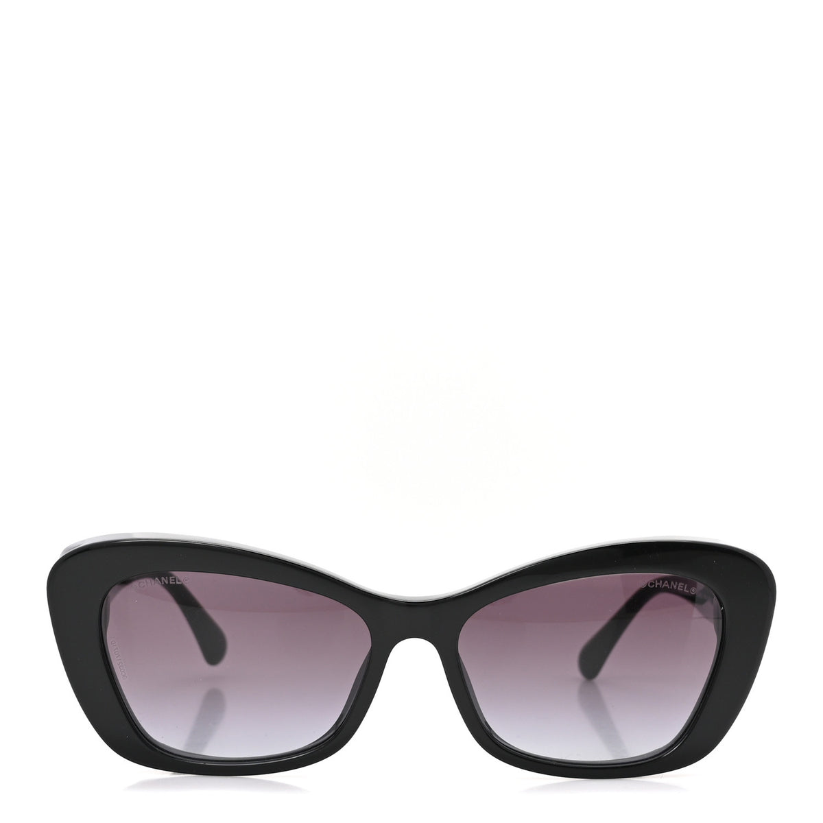Chanel Acetate Pearl Cat Eye CC Sunglasses 5481-H  Black 2 of 7