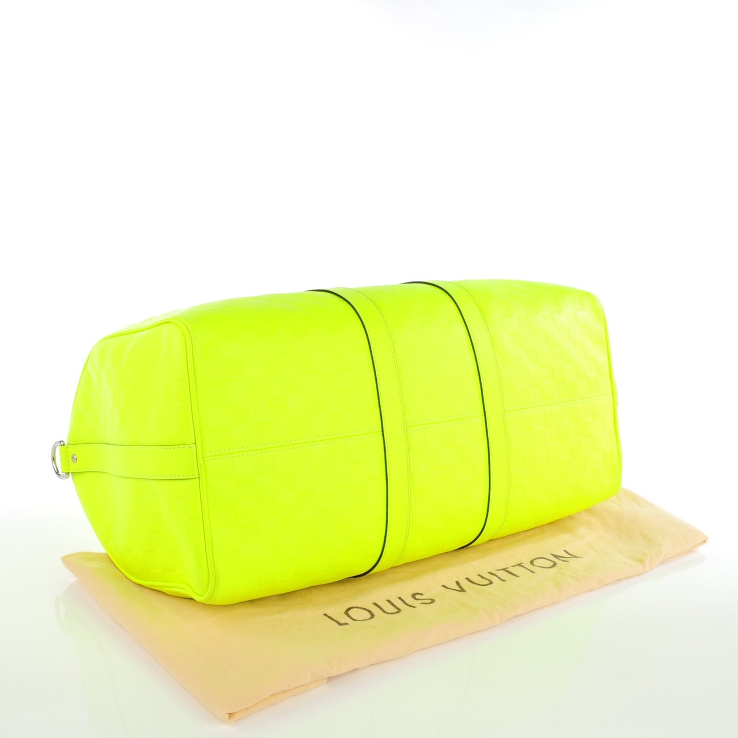 Damier Fluo Infini Keepall Bandouliere 45 Yellow