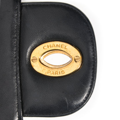 Chanel Lambskin Jumbo Flap Black 9 of 9