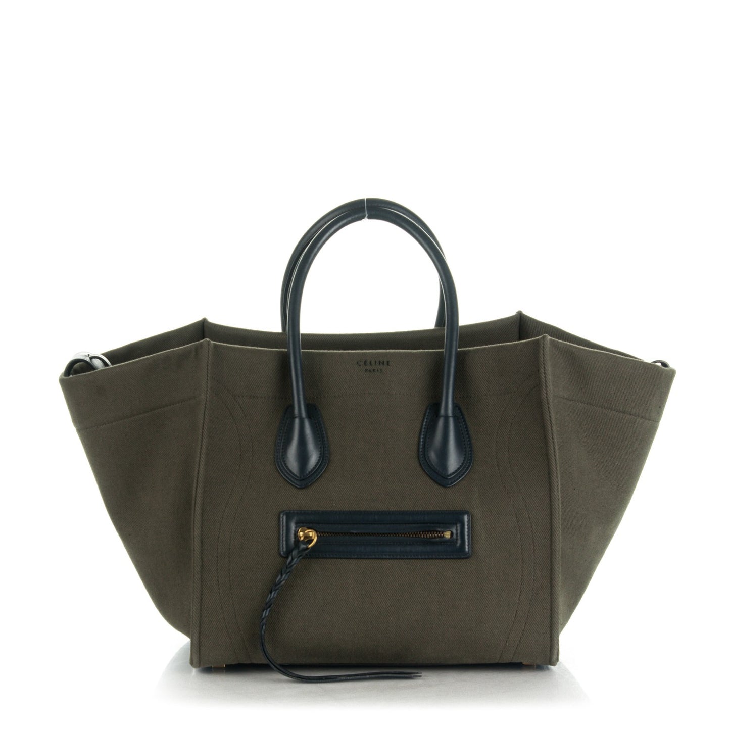 Cotton Canvas Medium Phantom Luggage Olive