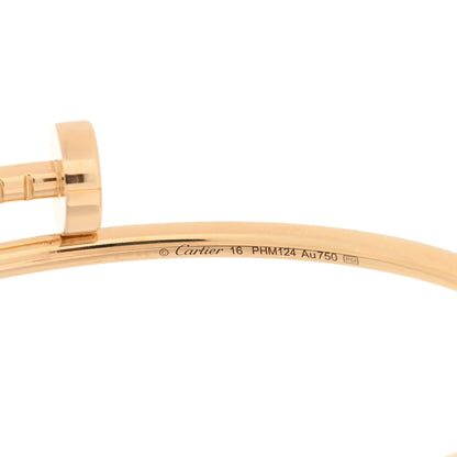 Cartier 18K Yellow Gold Small Juste Un Clou Bracelet 16 3 of 3