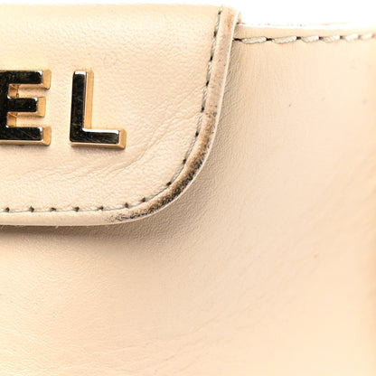 Chanel Calfskin Logo Boots 37 White Black 13 of 21