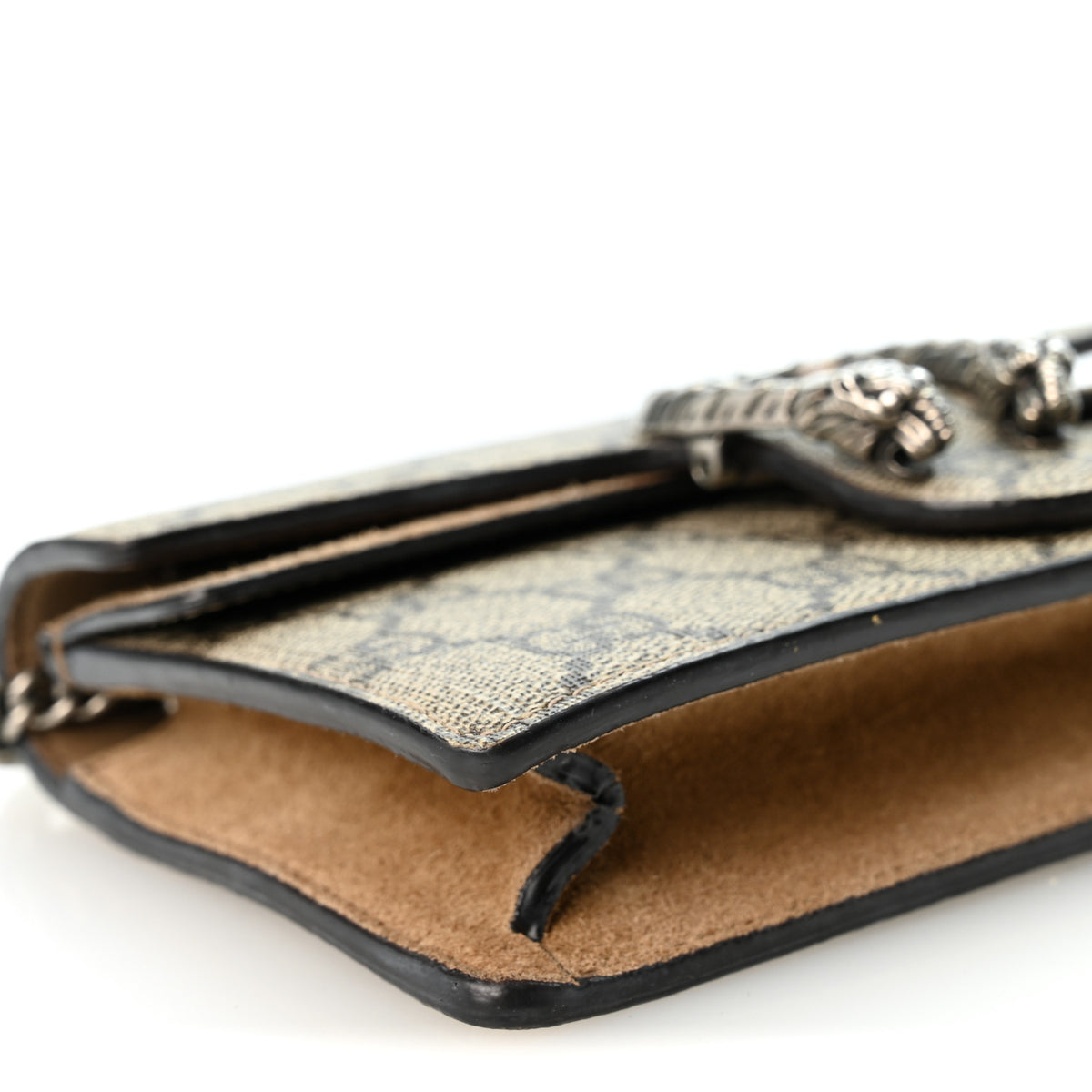 GG Supreme Monogram Super Mini Dionysus Shoulder Bag Taupe