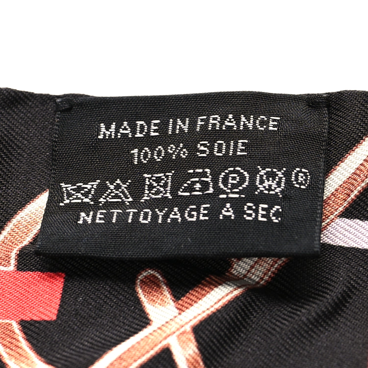 Hermes Silk Do Re Boucles Twilly Black Rose Multicolore 4 of 4