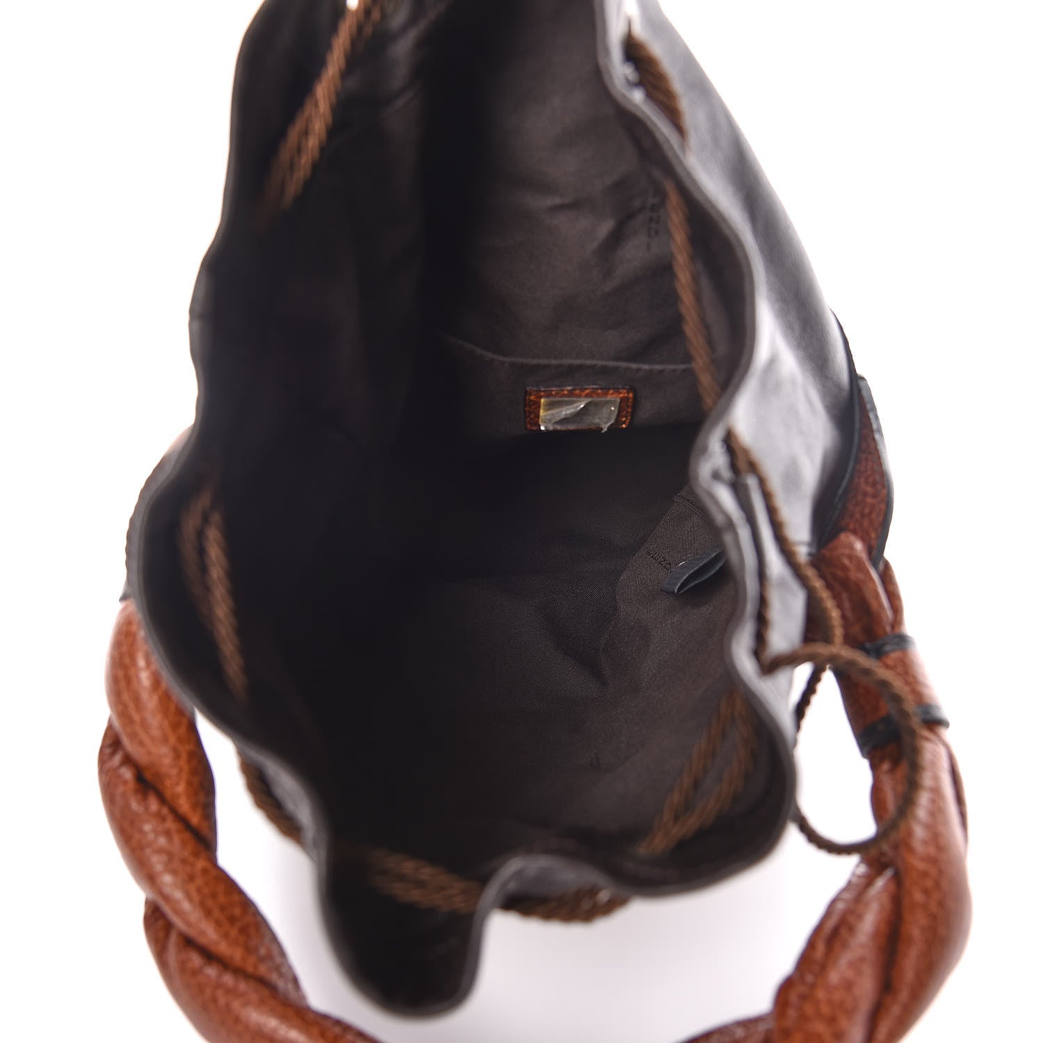 Fendi Zucca Small Palazzo Bucket Bag Tobacco 7 of 11