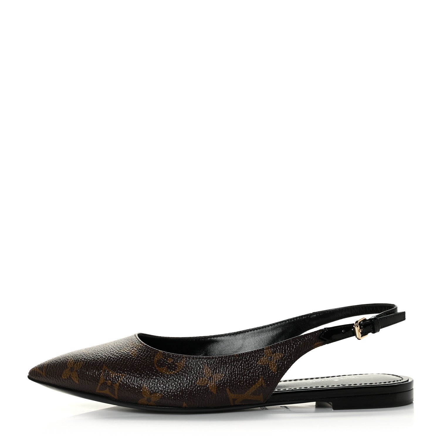 Louis Vuitton Patent Monogram Cherie Slingback Ballerina Flats 36.5 1 of 9