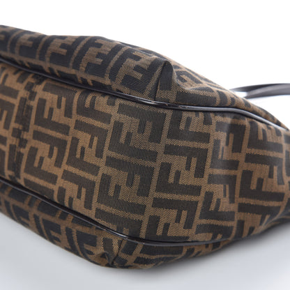 Fendi Zucca Small Chef Shopping Tote Tobacco Moro 9 of 13