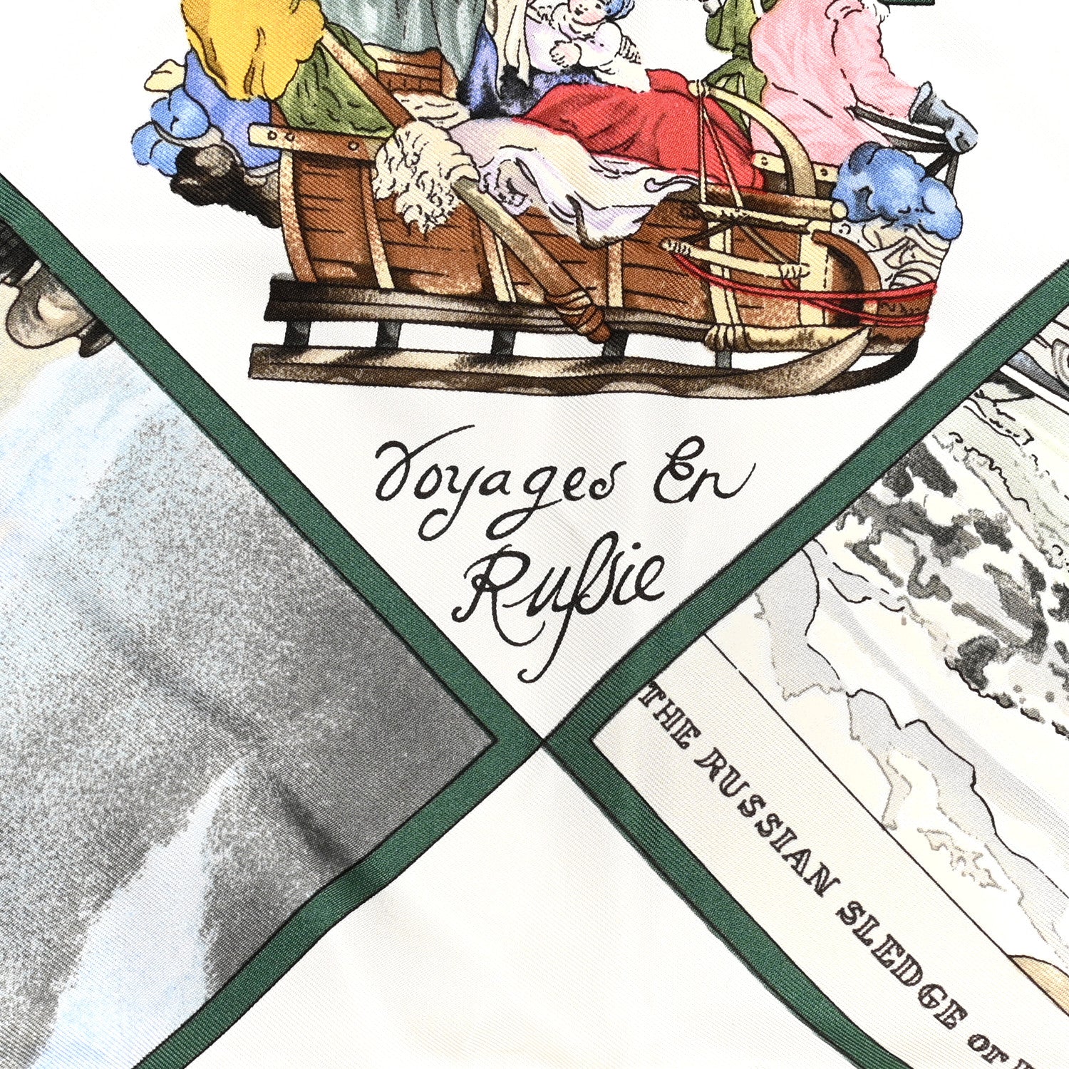 Hermes Silk Voyages En Russie Scarf 90 3 of 5