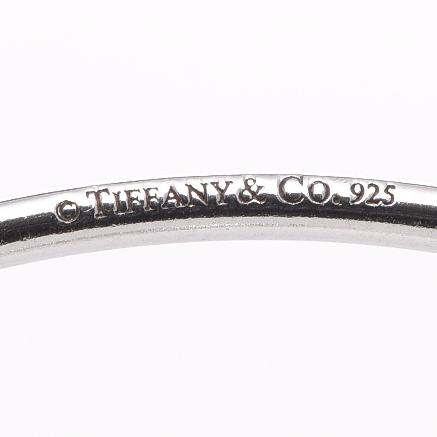 Tiffany Sterling Silver Two Bangle 1837 Lock Bracelet 5 of 7
