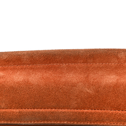 Chloe Suede Calfskin Medium Faye Shoulder Bag Tobacco 20 of 23