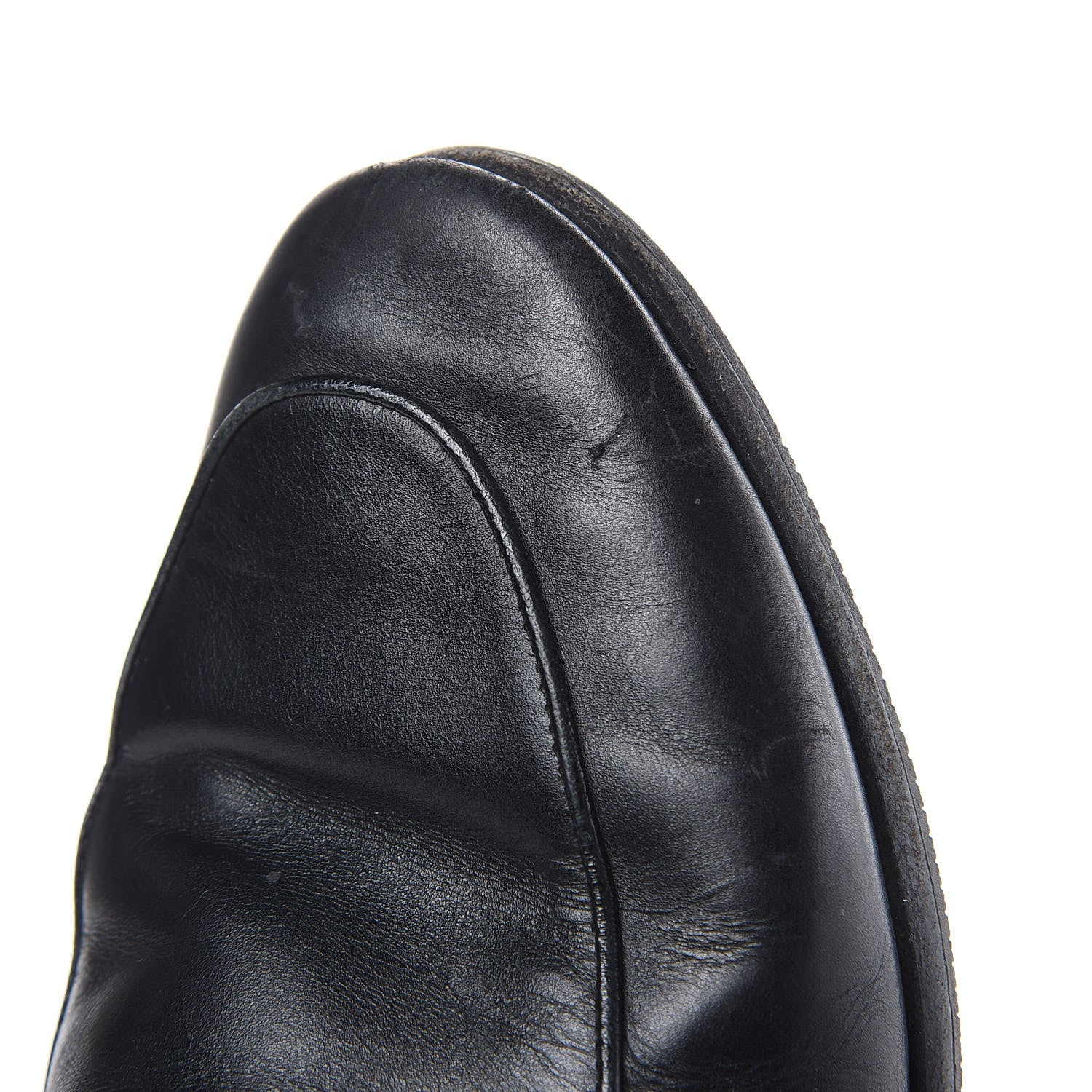 Gucci Calfskin Womens Jordaan Loafers 38 Black 16 of 16