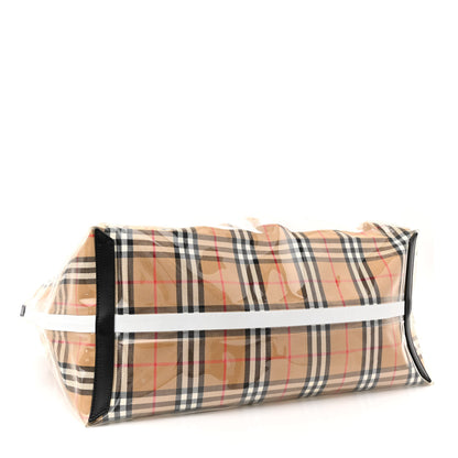 Burberry Vintage Check Transparent The Giant Reversible Tote Black 4 of 10