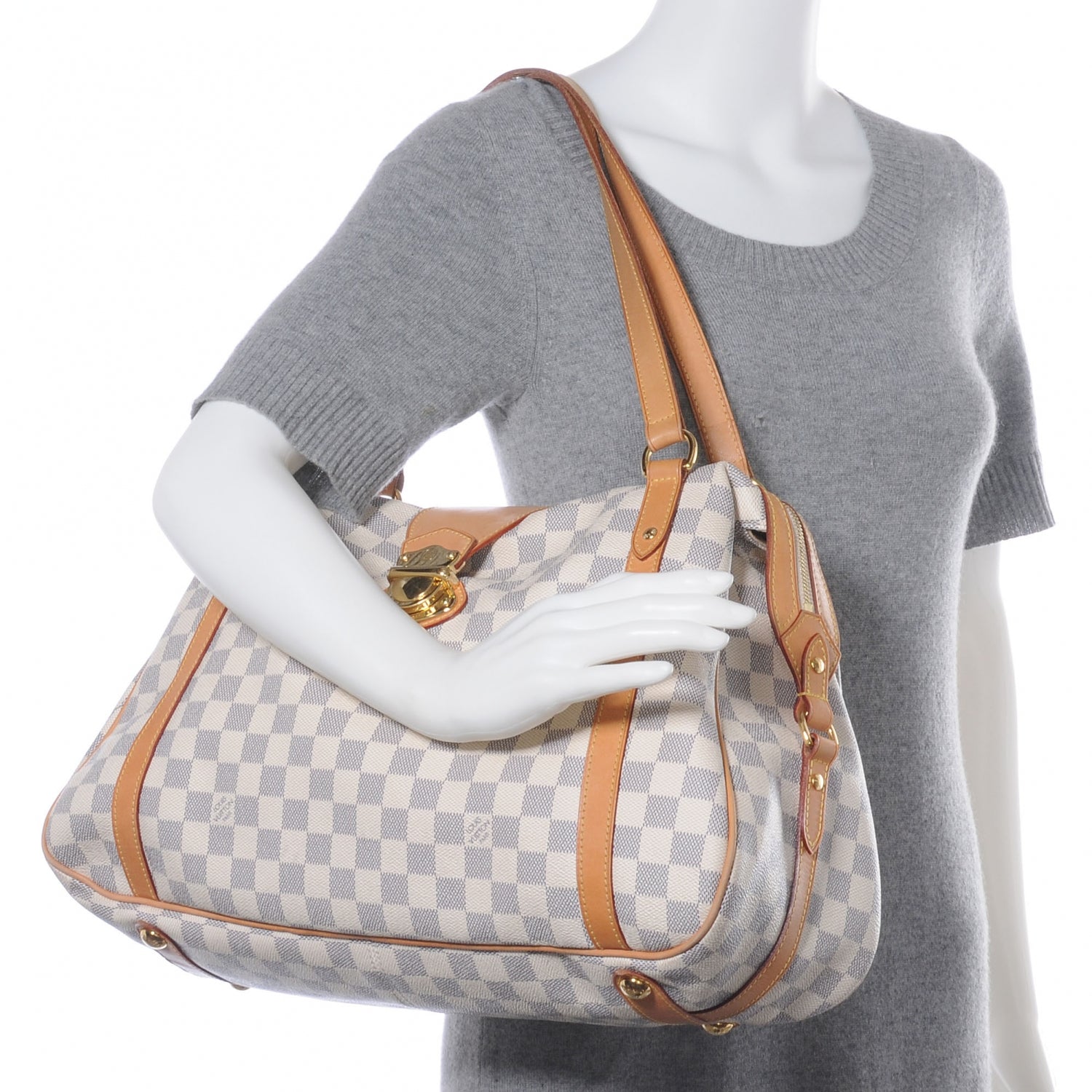 Louis Vuitton Damier Azur Stresa GM 2 of 7