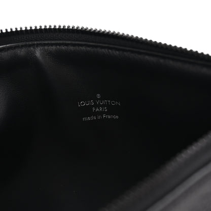 Louis Vuitton Calfskin Monogram Speedy P9 Bandouliere 40 Pochette Ultra Black 6 of 6