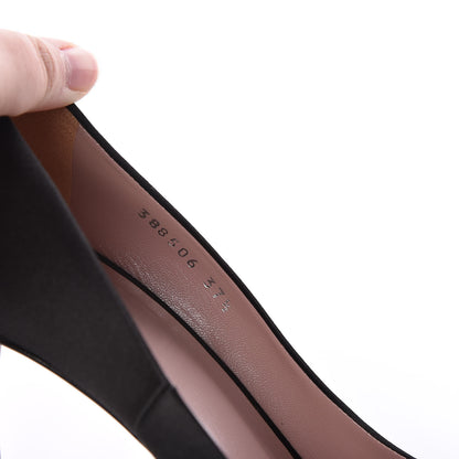 Gucci Satin Sparkling GG Pumps 37.5 Black 9 of 16