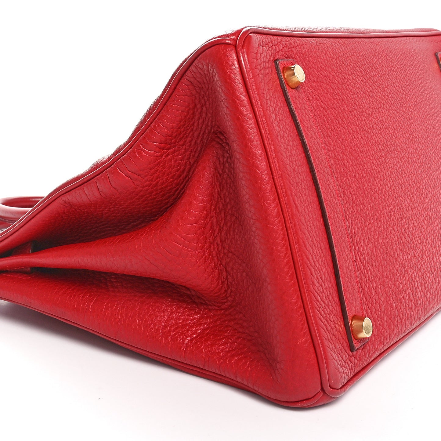 Taurillon Clemence Birkin 35 Rouge Vif
