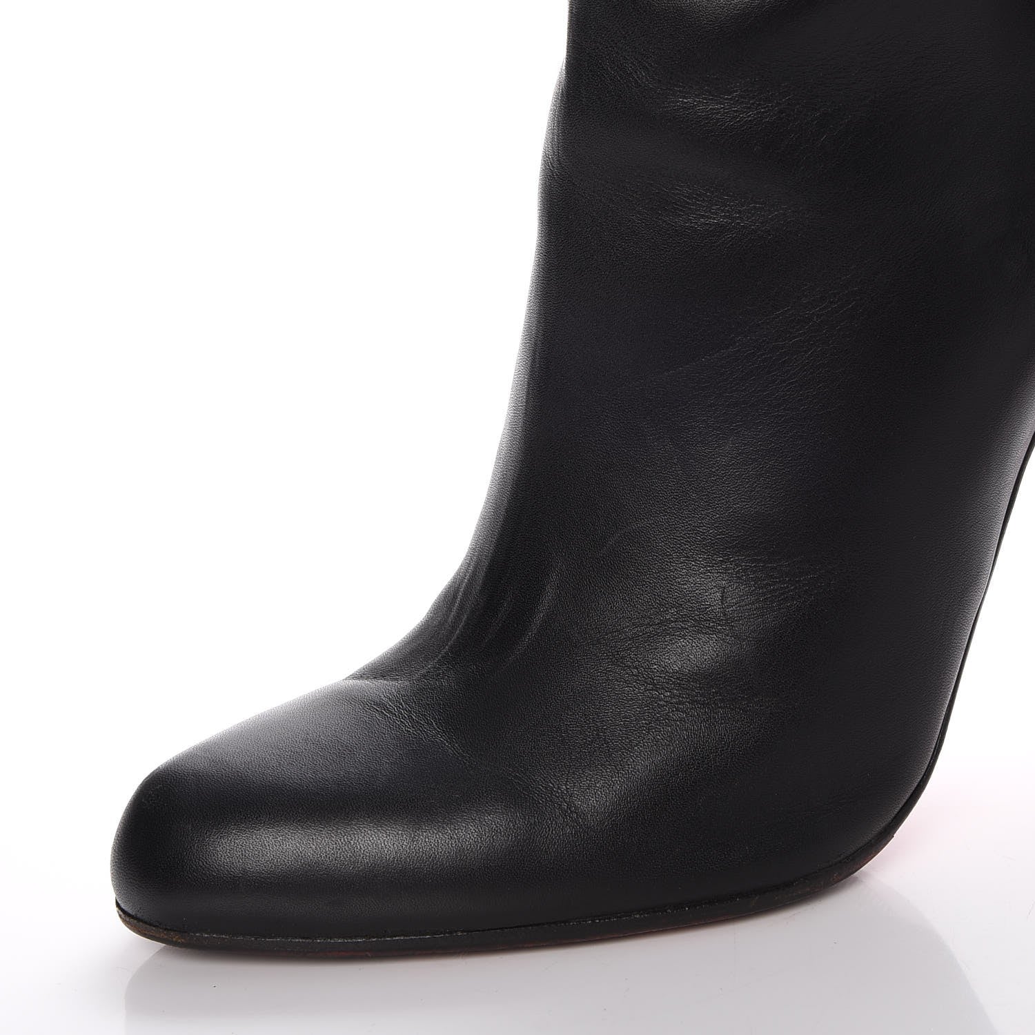 Christian Louboutin Calfskin Paris 100 Ankle Boots 38.5 Black 9 of 15