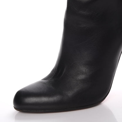 Christian Louboutin Calfskin Paris 100 Ankle Boots 38.5 Black 9 of 15