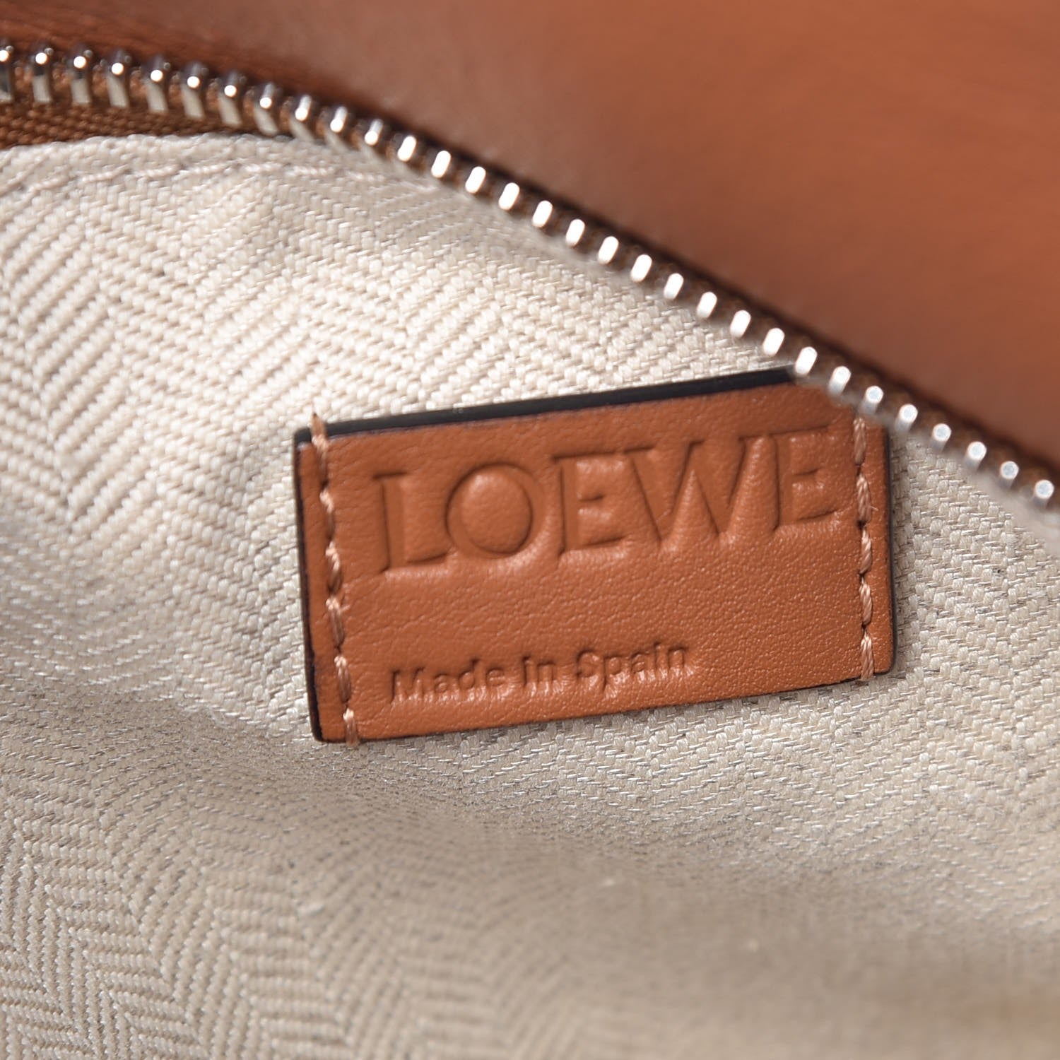 Loewe Calfskin Puzzle Bag Tan 6 of 7