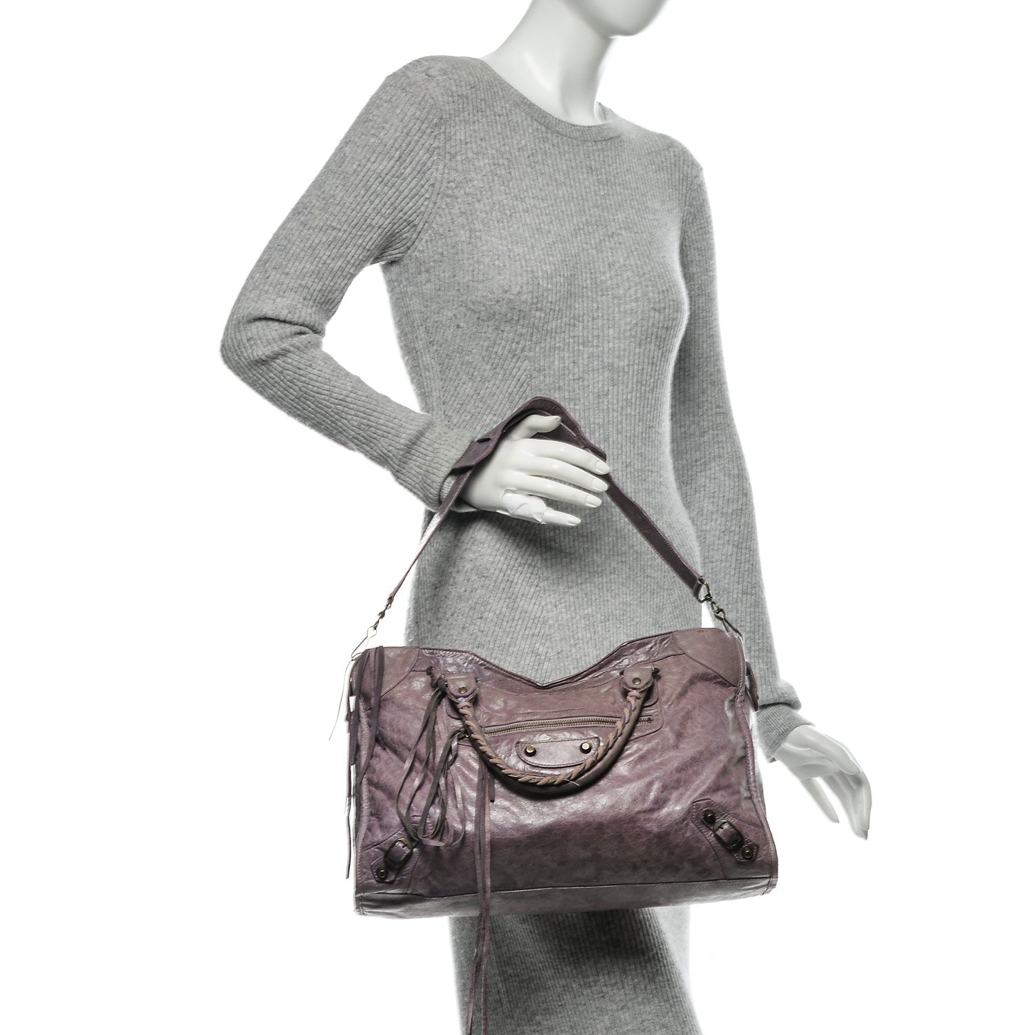 Balenciaga Chevre Classic Hardware City Lilac 2 of 10