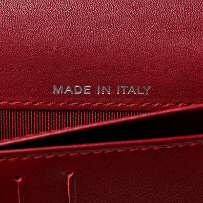 Chanel Patent CC French Wallet Red 7 of 9