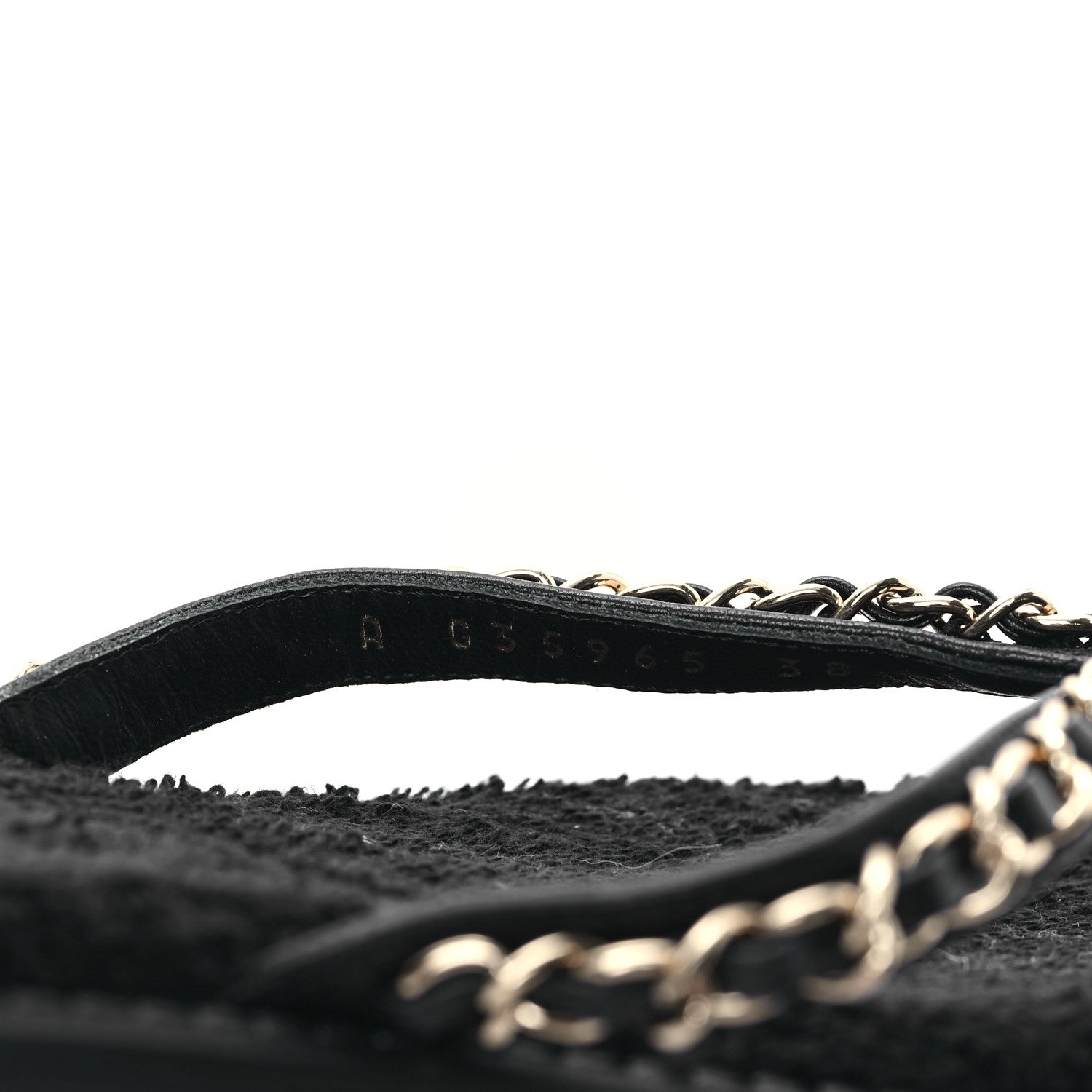 Chanel Lambskin CC Chain Thong Sandals 38 Black 8 of 8