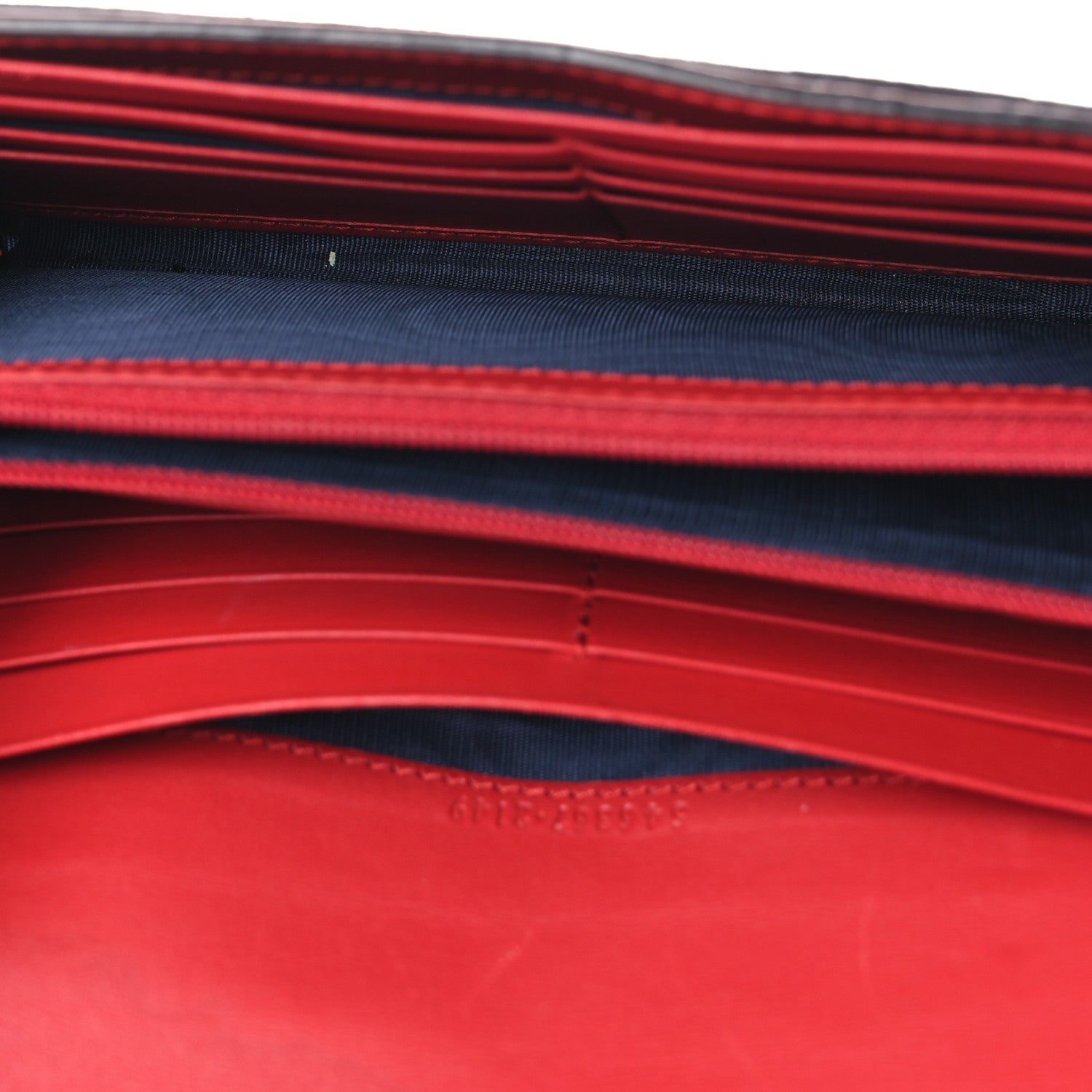 Gucci GG Supreme Monogram Blooms Continental Wallet Blue 5 of 9