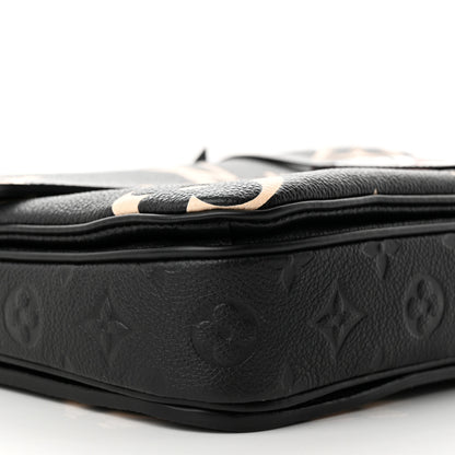 Louis Vuitton Empreinte Monogram Giant Crafty Pochette Metis Black Creme 8 of 9