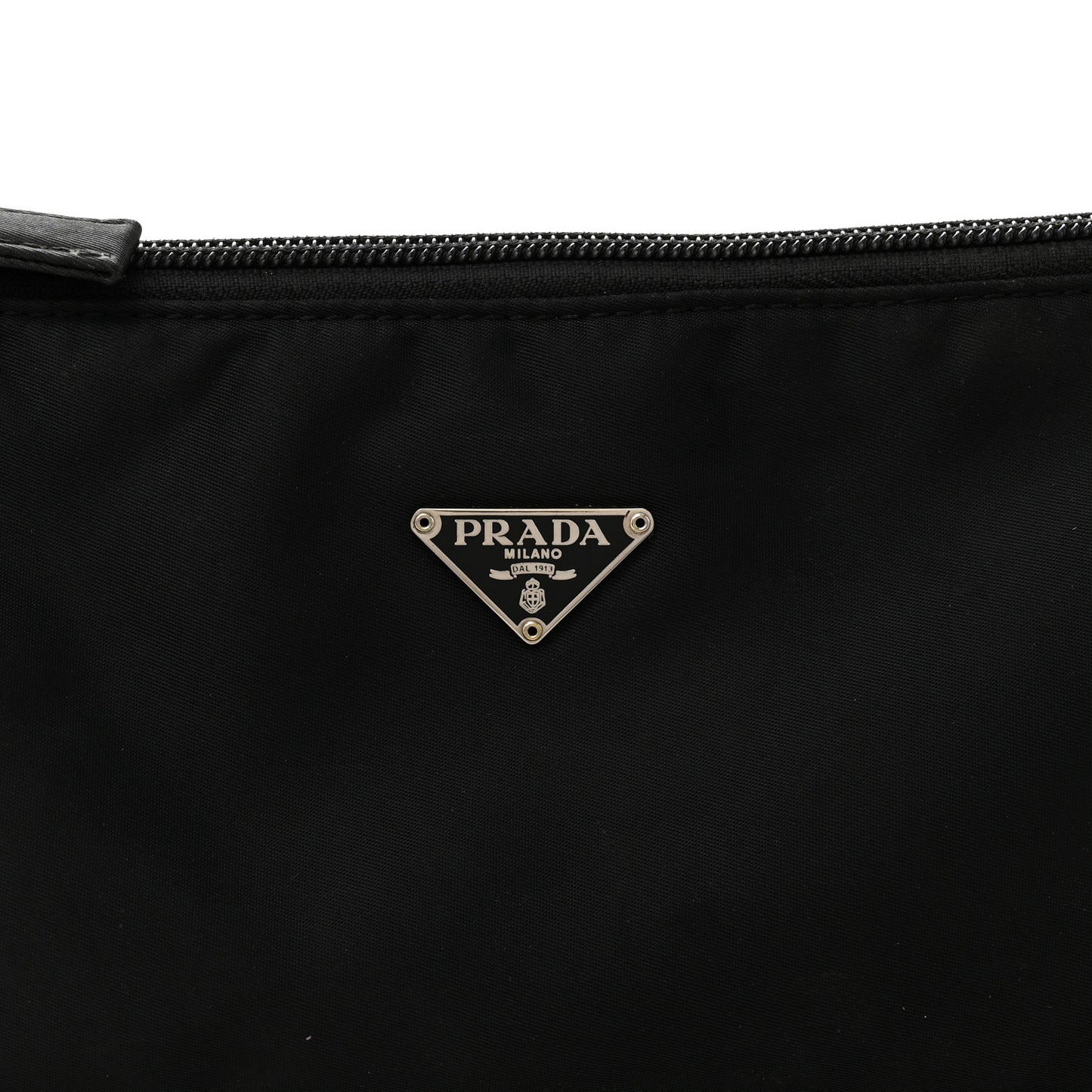 Tessuto Nylon Pochette Bag Black