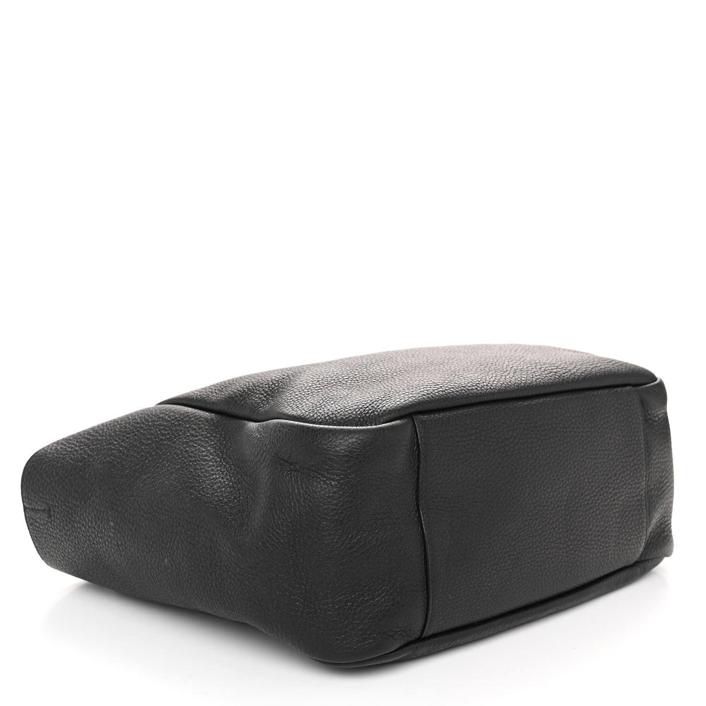 Grained Deerskin Bea Tote Black