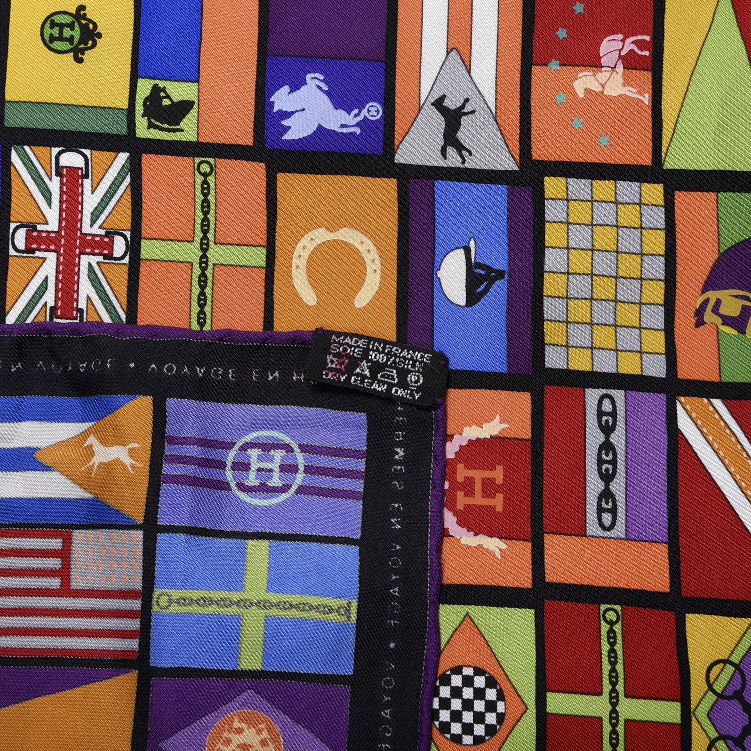Hermes Silk en Voyage Stole Scarf 90 3 of 3