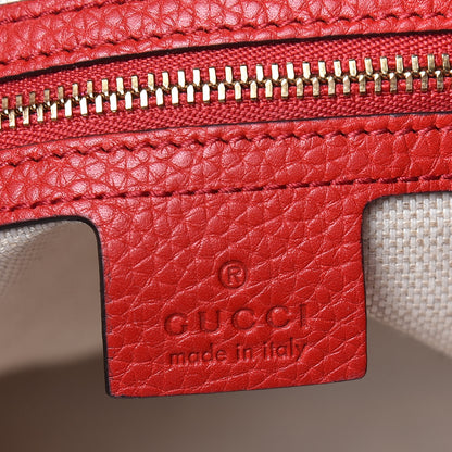 Gucci Cellarius Calfskin Medium Soho Chain Shoulder Bag Vibrant Red 6 of 10