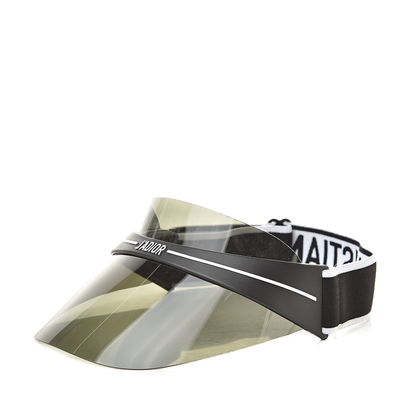 Christian Dior Mirrored DiorClub1 Sun Visor Black 1 of 7