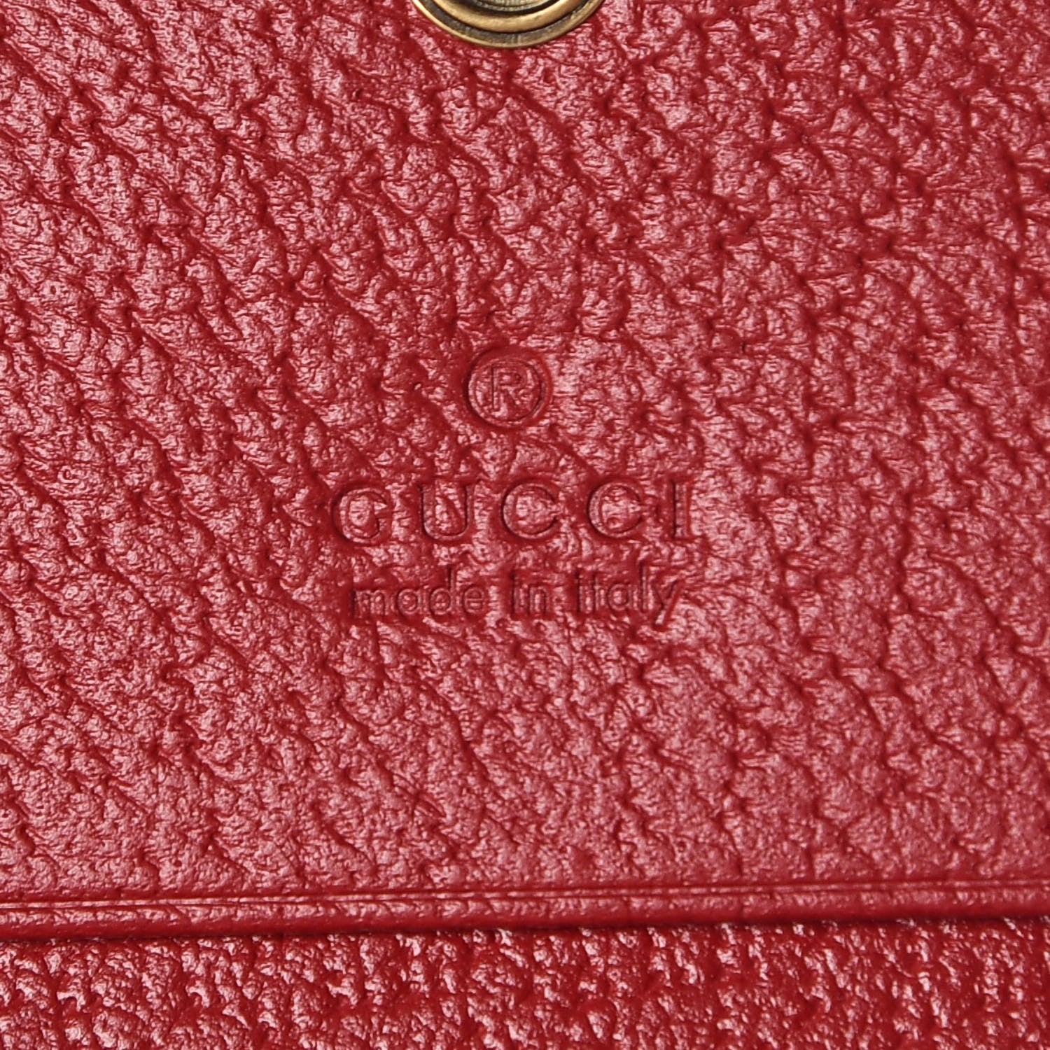 Gucci GG Supreme Monogram Queen Margaret Card Case Red 6 of 8