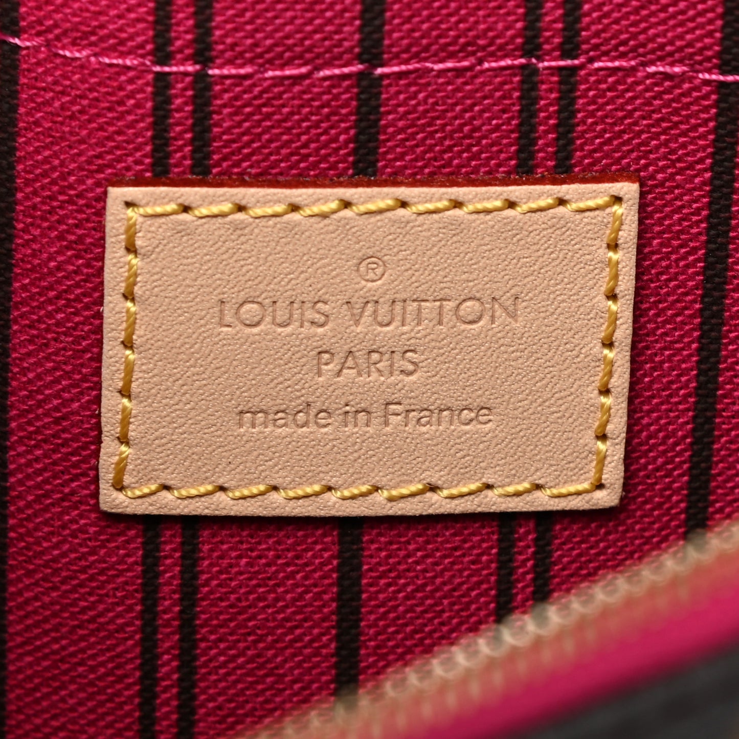 Monogram Neverfull MM GM Pochette Pivoine