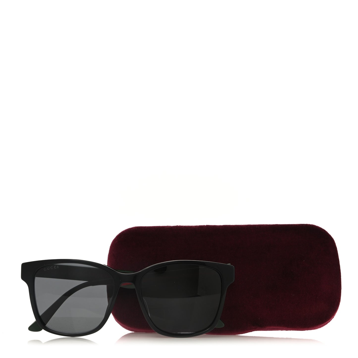 Square Eye GG Web Sunglasses GG0417SK Black