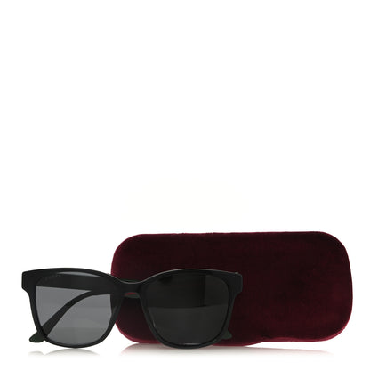 Gucci Square Eye GG Web Sunglasses GG0417SK Black 9 of 9